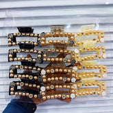 Impression Pack of 12 Pcs Pearl Style Hair Clutcher  Plastic Hair Clutcher